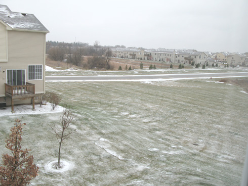 first snow in Aurora